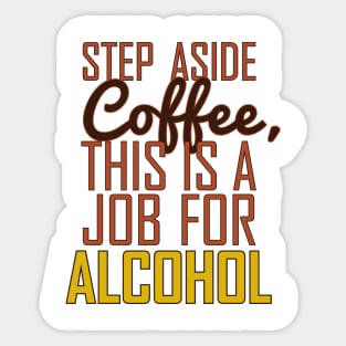 Alcohol Sticker